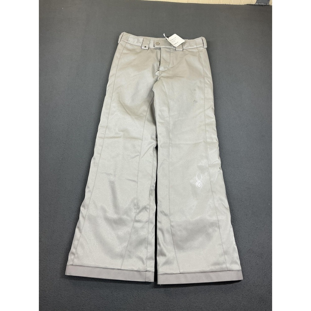 Spyder Pants Kids 14 Gray Thinsulate Insulated Ski Snow Ankle Length Snowboard